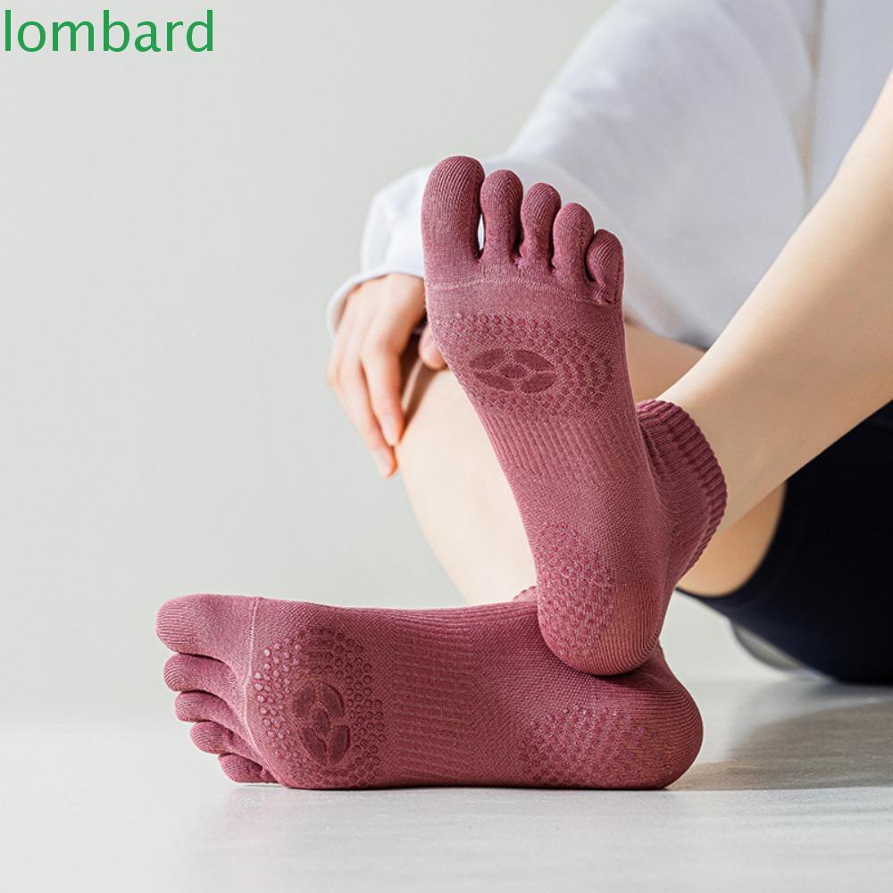 LOMBARD Vớ Cotton Năm Ngón Màu Sắc Thời Trang Mùa Thu Cho Nữ