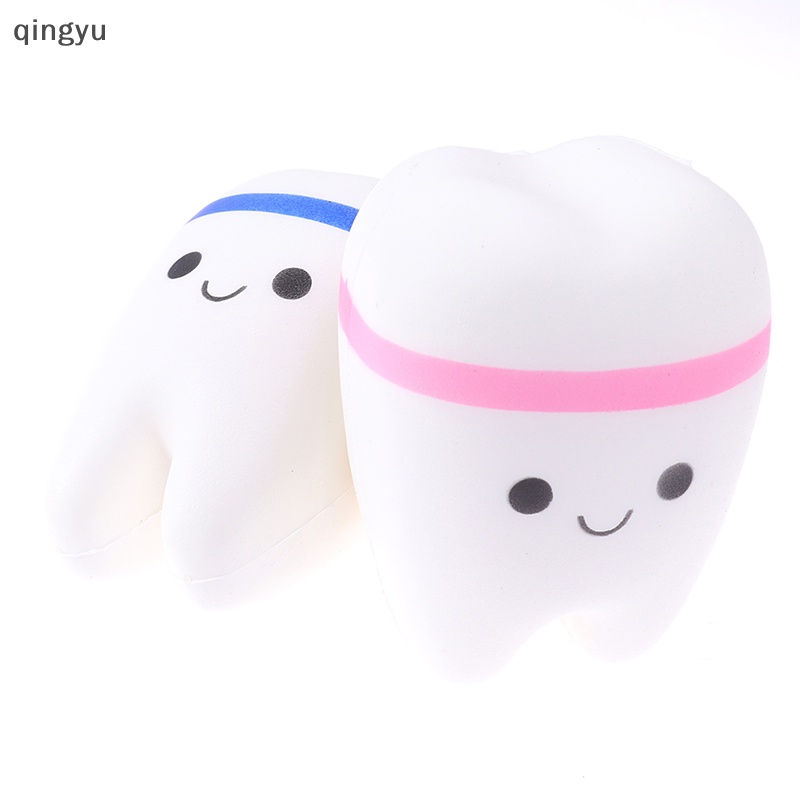 1 Đồ Chơi Nắn Bóp Đàn Hồi Giảm Stress Hình Chiếc Răng