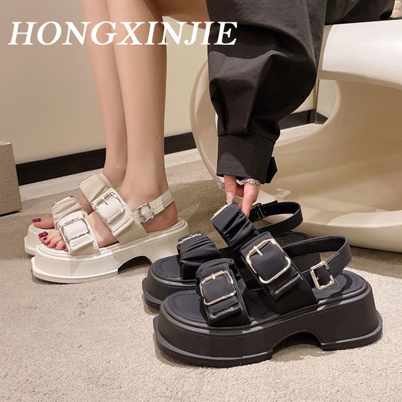 HONGXINJIE dép nữ dép sandal nữ d 2023 HOTSALE Sản phẩm mới vào mùa hè thời trang 062805