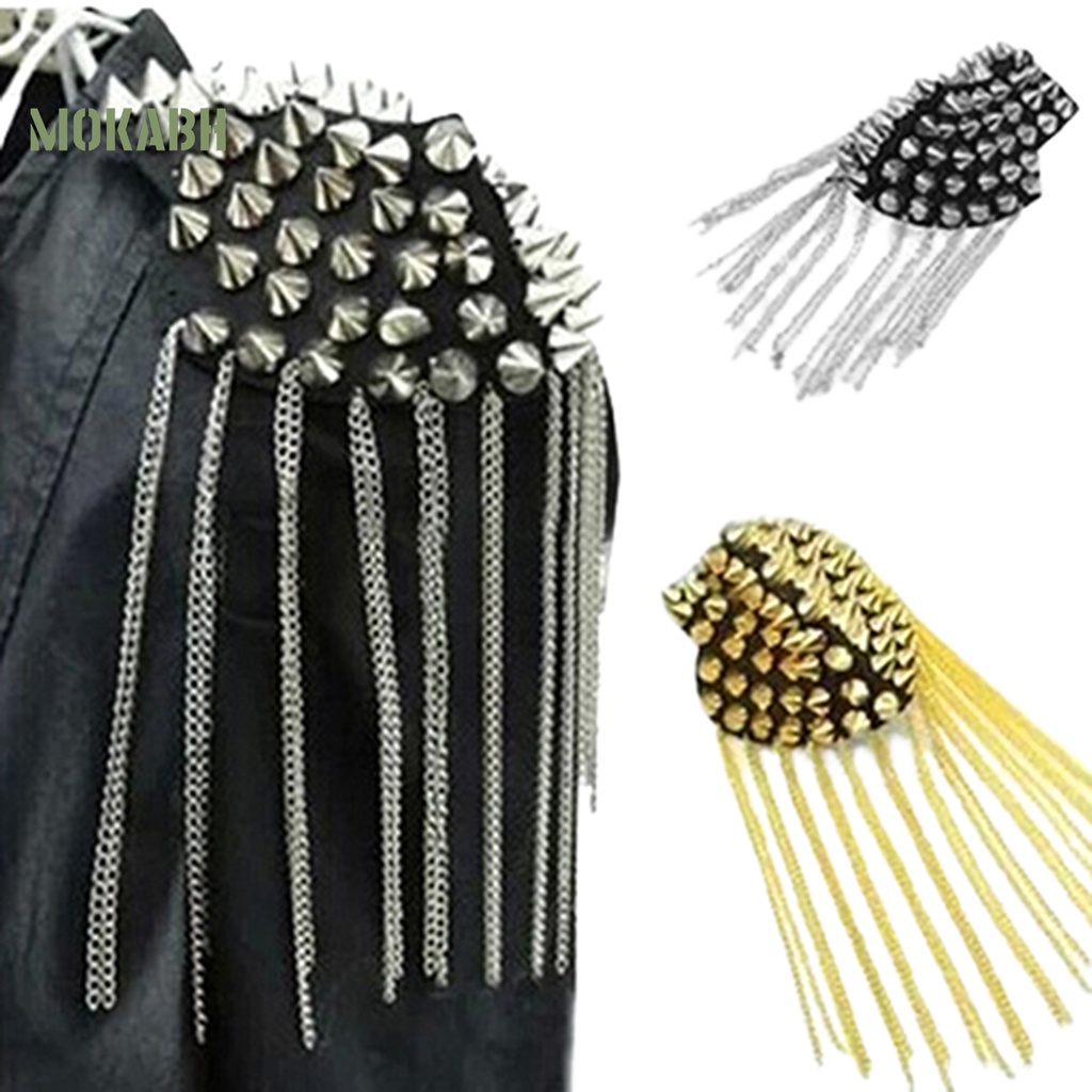 [Mok Abh] Trâm Cài Áo Dạng Chuỗi Xích Phong Cách Punk Dùng Khi Dự Tiệc