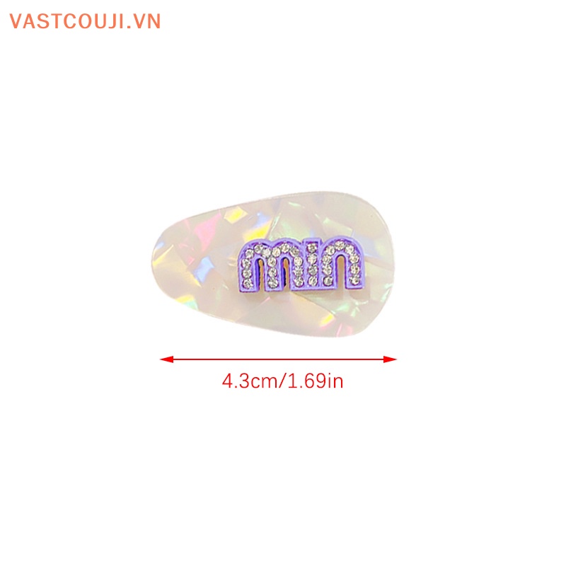 Kẹp Tóc Màu Tím Hình Giọt Nước Thời Trang Cho Nữ