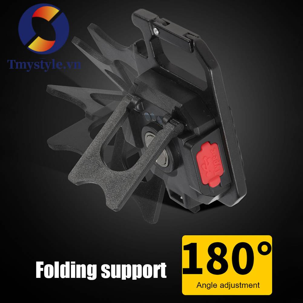 Đèn Pin Bỏ Túi 500LM 500mAh 7 Chế Độ Sáng, Chống Thấm Nước, Sạc USB Loại C