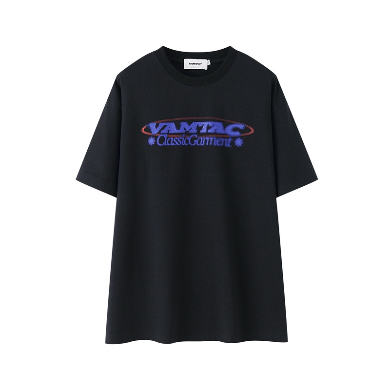 Áo Thun cotton Ngắn Tay Dáng Rộng Thời Trang Mùa Hè Cho Nam Nữ