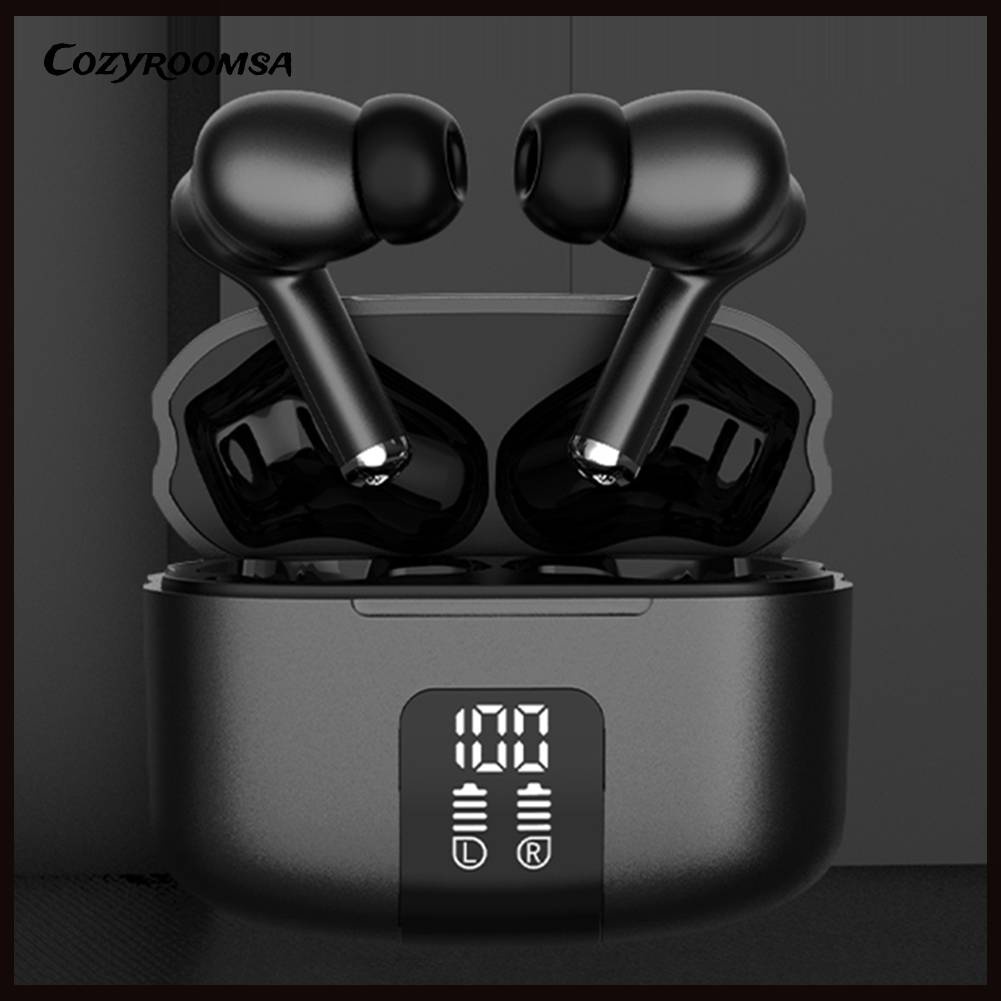 Tai Nghe Nhét Tai Bluetooth M48pro IPX6 Chống Nước Có Màn Hình LED Hiển Thị