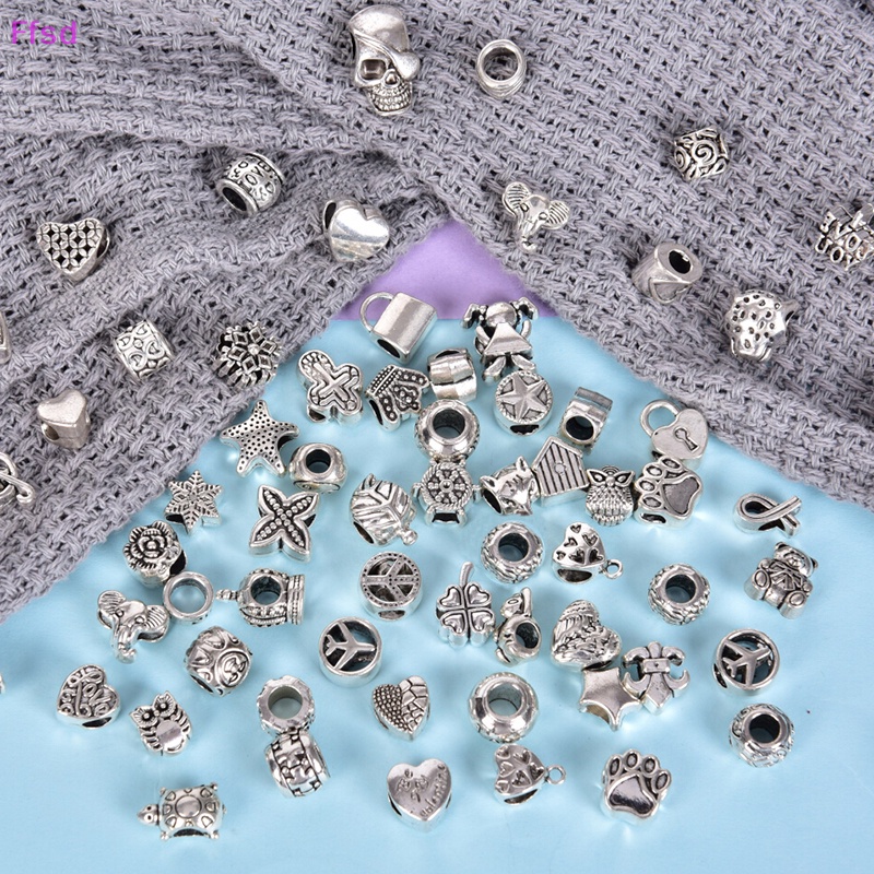 {Ffsd} Set 60 Hạt Xỏ Bali Ch Làm Trang Sức Thủ Công Phong Cách Cổ Điển Bán Chạy