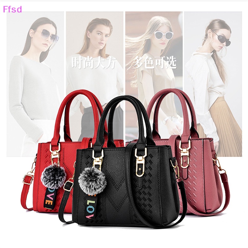 Túi Tote Đeo Chéo Vai Bằng Da PU Thêu Hình Dành Cho Bạn Nữ Mùa Đông * Bán Chạy