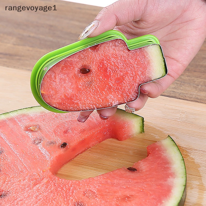 1 Cái Nĩa Cắt Dưa Hấu Hình Que Kem Bằng Thép Không Gỉ Mát Mẻ Mùa Hè [rangevoyage1]