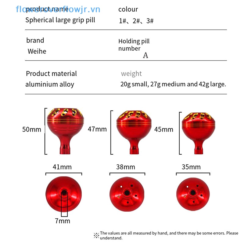 Núm Vặn Tay Cầm 35~41mm Cho Shimano stella nasci stradic Daiwa Luvias Ballistic Ryobi