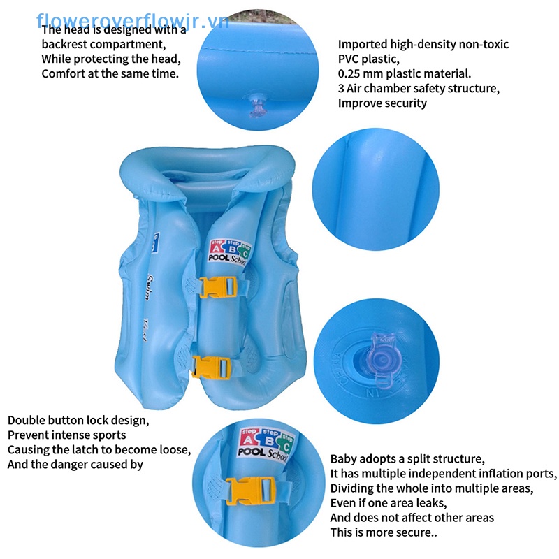 Phao Bơi Bơm Hơi Dạng Ngồi An Toàn Cho Bé Sơ Sinh