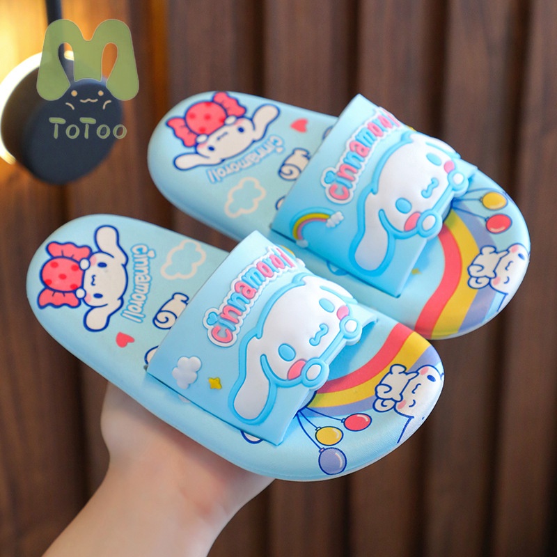 ToToo Dép Sandal Chống Trượt Họa Tiết Hoạt Hình Xinh Xắn Dành Cho Bé