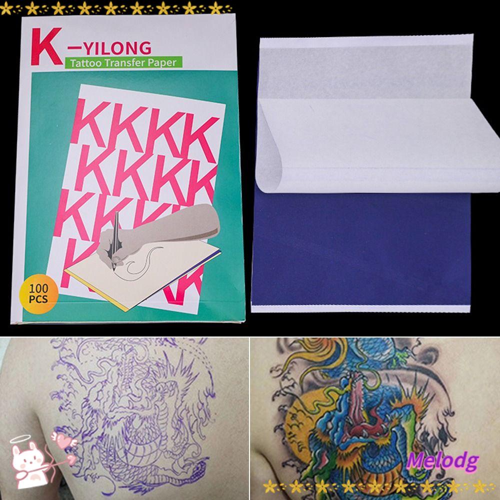 MELODG 15 Tờ Giấy Chuyển Hình Xăm Khổ A4