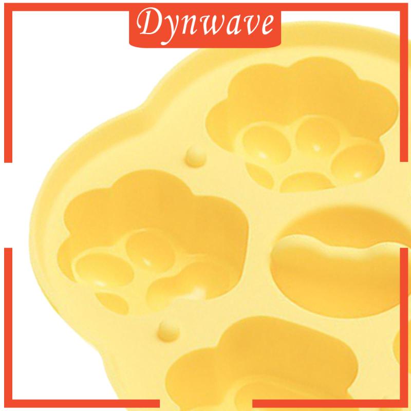 Khuôn Silicone Tạo Hình Bàn Chân Mèo Làm Xà Phòng / Chocolate