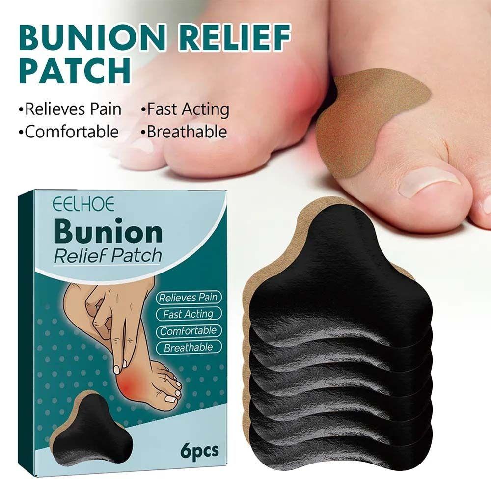 MXMUSTY Set 6 Miếng Dán Chỉnh Hình Ngón Chân Cái Chăm Sóc Cho Người Lớn