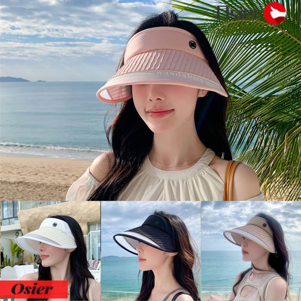 OSIER1 Nón Tai Bèo Rộng Vành Hở Chóp Thời Trang Nữ Sành Điệu