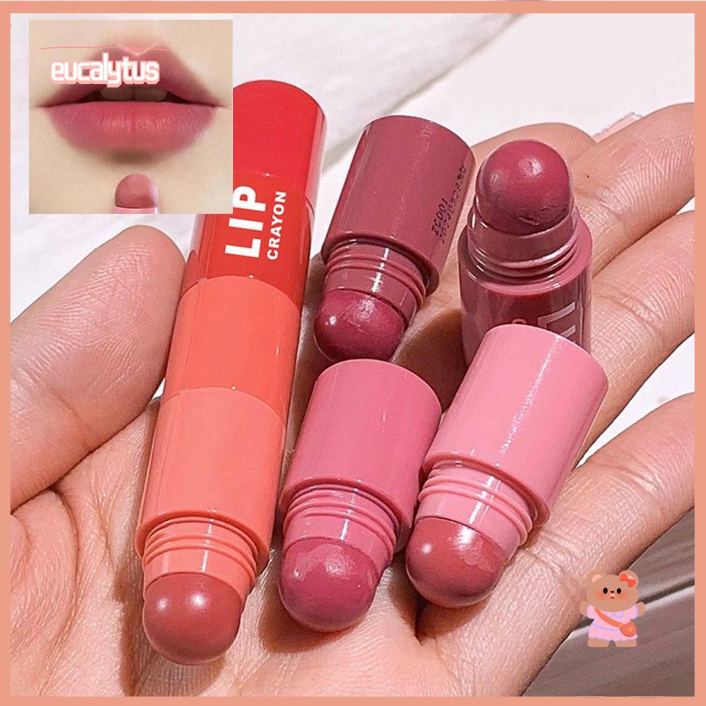EUTUS Son Môi Trang Điểm 4 Trong 1 Có Chất Lì Chống Thấm Nước Dành Cho Nữ