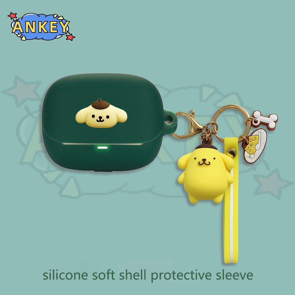 For Baseus Bowie M2s M2 M2+ E9 W3 Case Earphone Silicone Case Black Kuromi Earbuds Soft Protective Headphone Cover Headset Skin