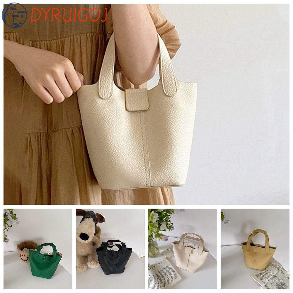 DYRUIDOJ Túi Xách Da Pu Mềm Phong Cách Hàn Quốc Thời Trang Cho Nữ