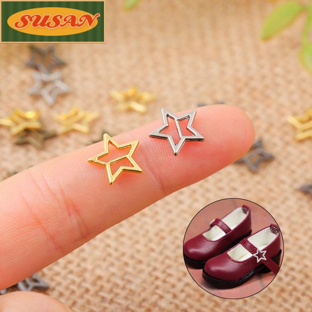 SUSANS Set 20 Khóa Đồ Chơi Nhồi Bông Hình Ngôi Sao 3.5mm