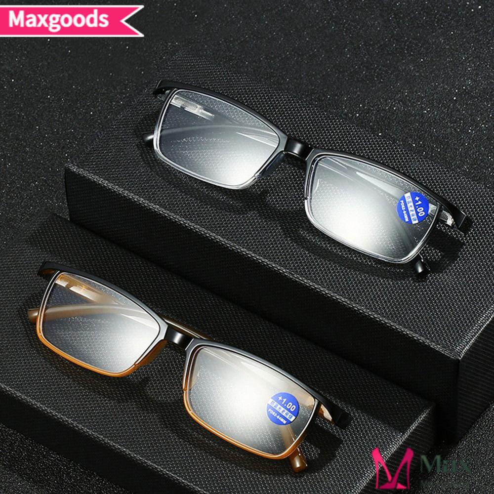 MAXG Kính Đọc Sách Chống Ánh Sáng Xanh Thiết Kế Đơn Giản Phong Cách Vintage