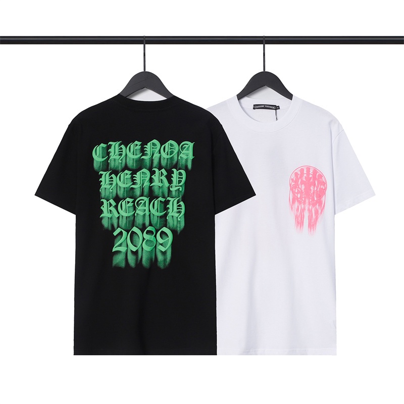 Chr-come88he-ars- Áo Thun Tay Ngắn In Chữ Phantom Thời Trang Mùa Hè Chất Lượng Cao Dành Cho Nam Nữ