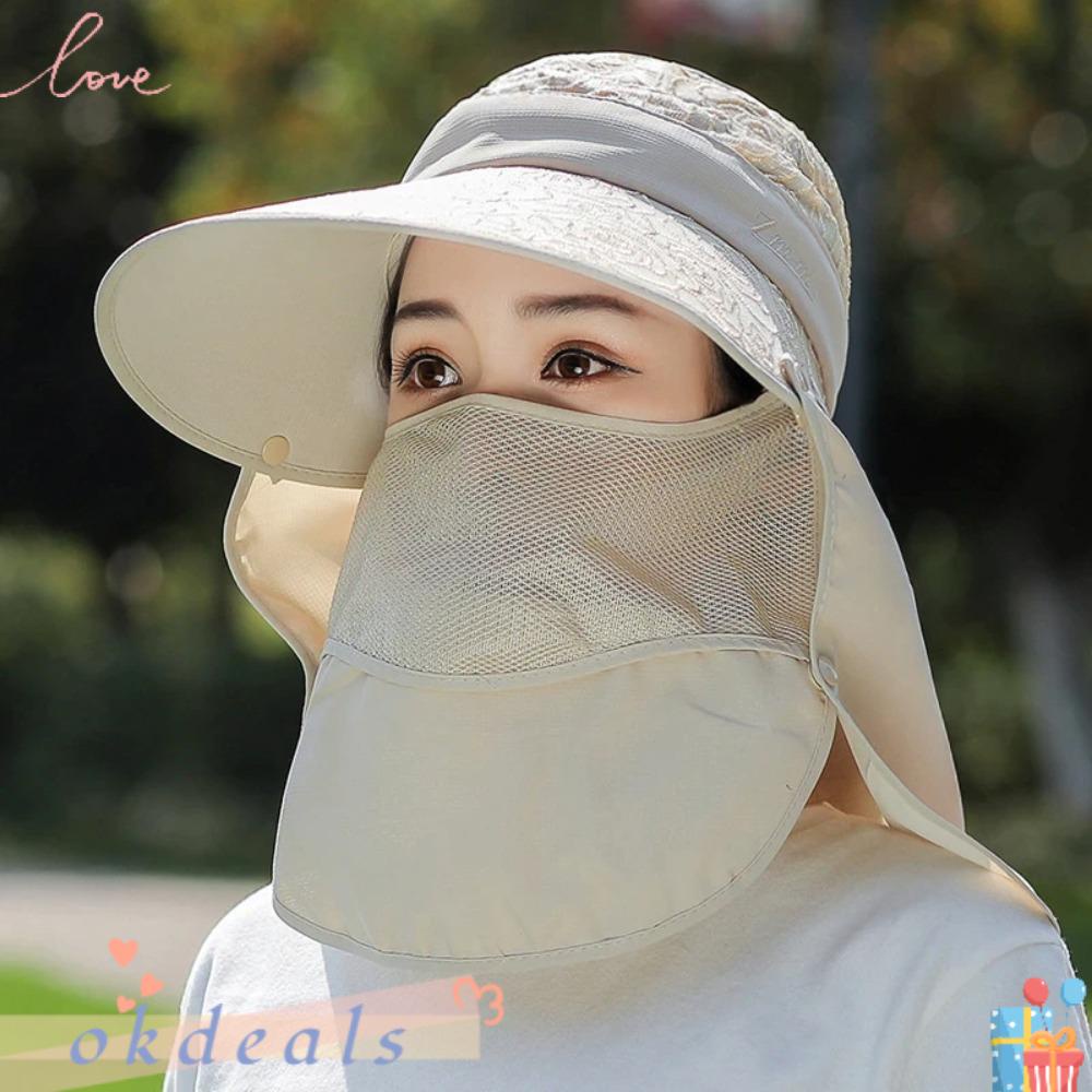OKDEALS Mũ Chống Nắng Bảo Vệ Khỏi Tia UV Ngoài Trời