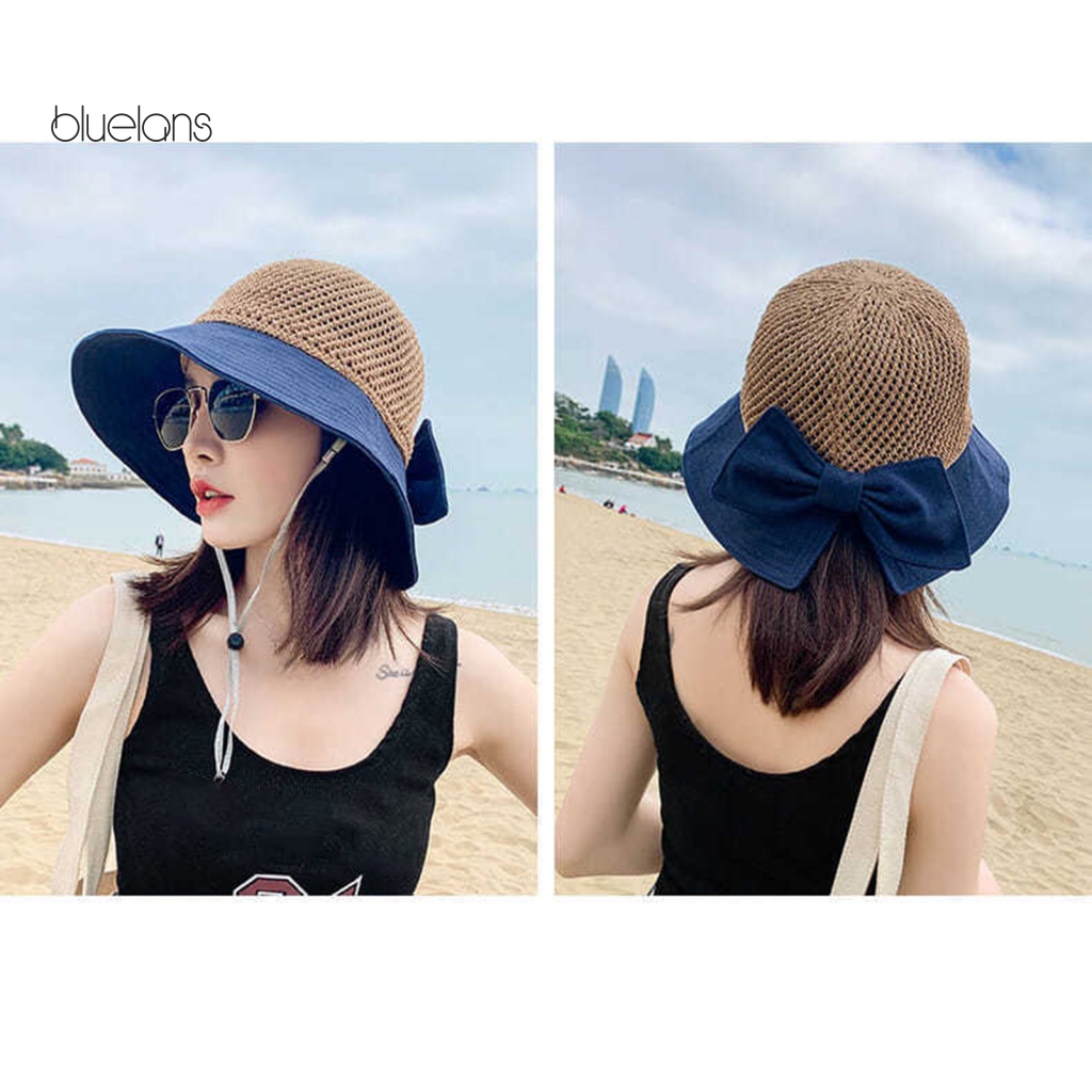 Nón Tai Bèo Rộng Vành Chống Tia UV Thời Trang Đi Biển Mùa Hè Cho Nữ