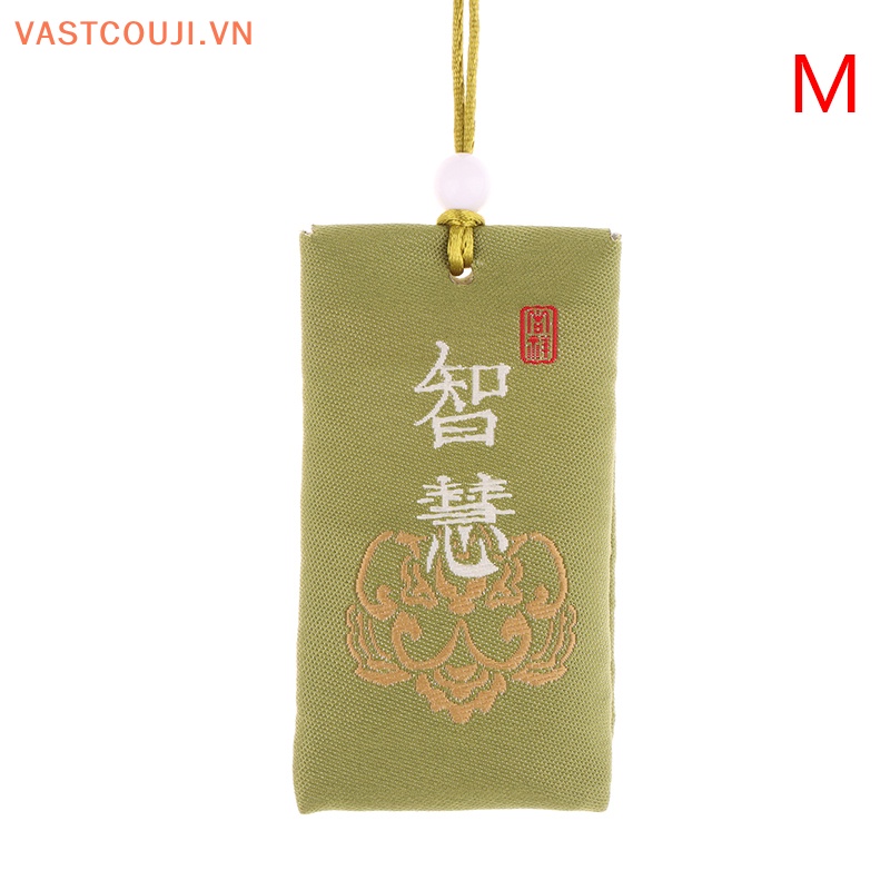 Túi Cầu Nguyện Thêu Họa Tiết Treo Trang Trí Xe Hơi