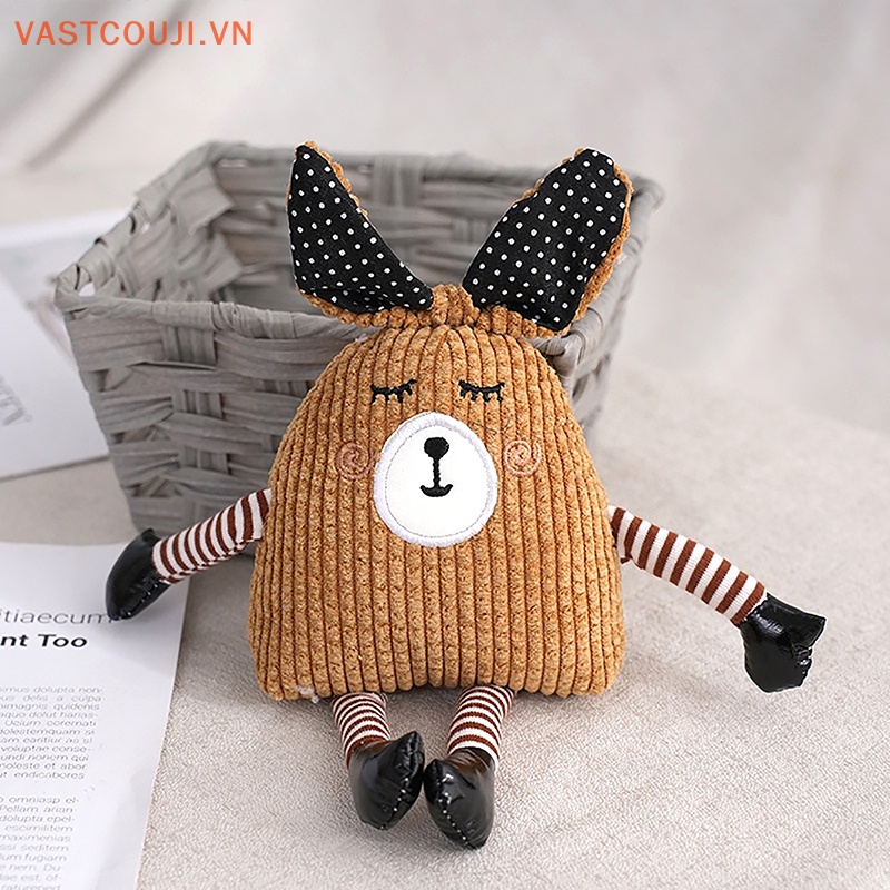 Móc Khóa Hình Thỏ Nhồi Bông Xinh Xắn Dễ Thương