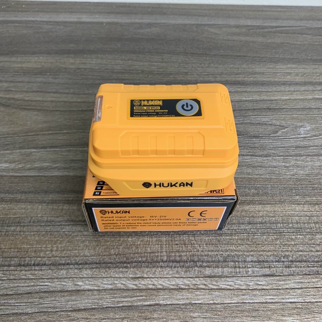 Bộ chuyển đổi dùng để sạc điện thoại qua pin máy khoan HUKAN VPC21 cao cấp/ DL CHUYÊN MÁY MÓC