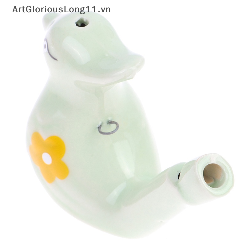 1 Còi Thổi Bằng Gốm Hình Chú Chim Có Dây Đeo Dành Cho Trẻ Em