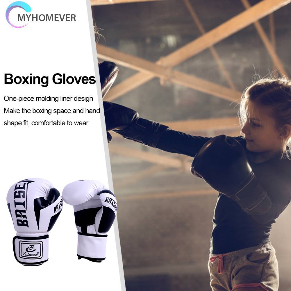 Găng Tay Đấm Bốc Bằng PU Bền Thoáng Khí Một Lần