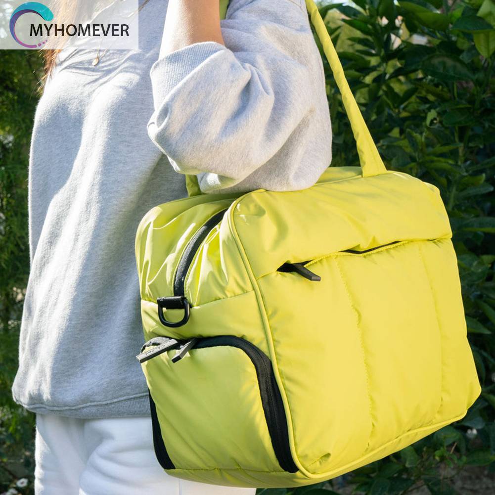 Túi Tote Bằng Nylon Siêu Nhẹ Có Ngăn Đựng Đồ Khô / Ướt Đa Năng Cho Nam Nữ