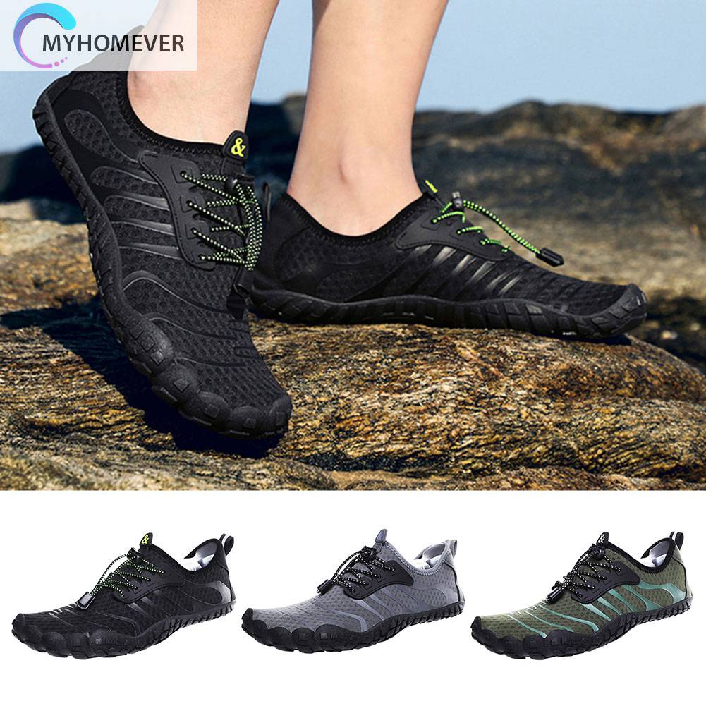 Giày Lưới Co Giãn Đi Bộ Đường Dài Cho Nam