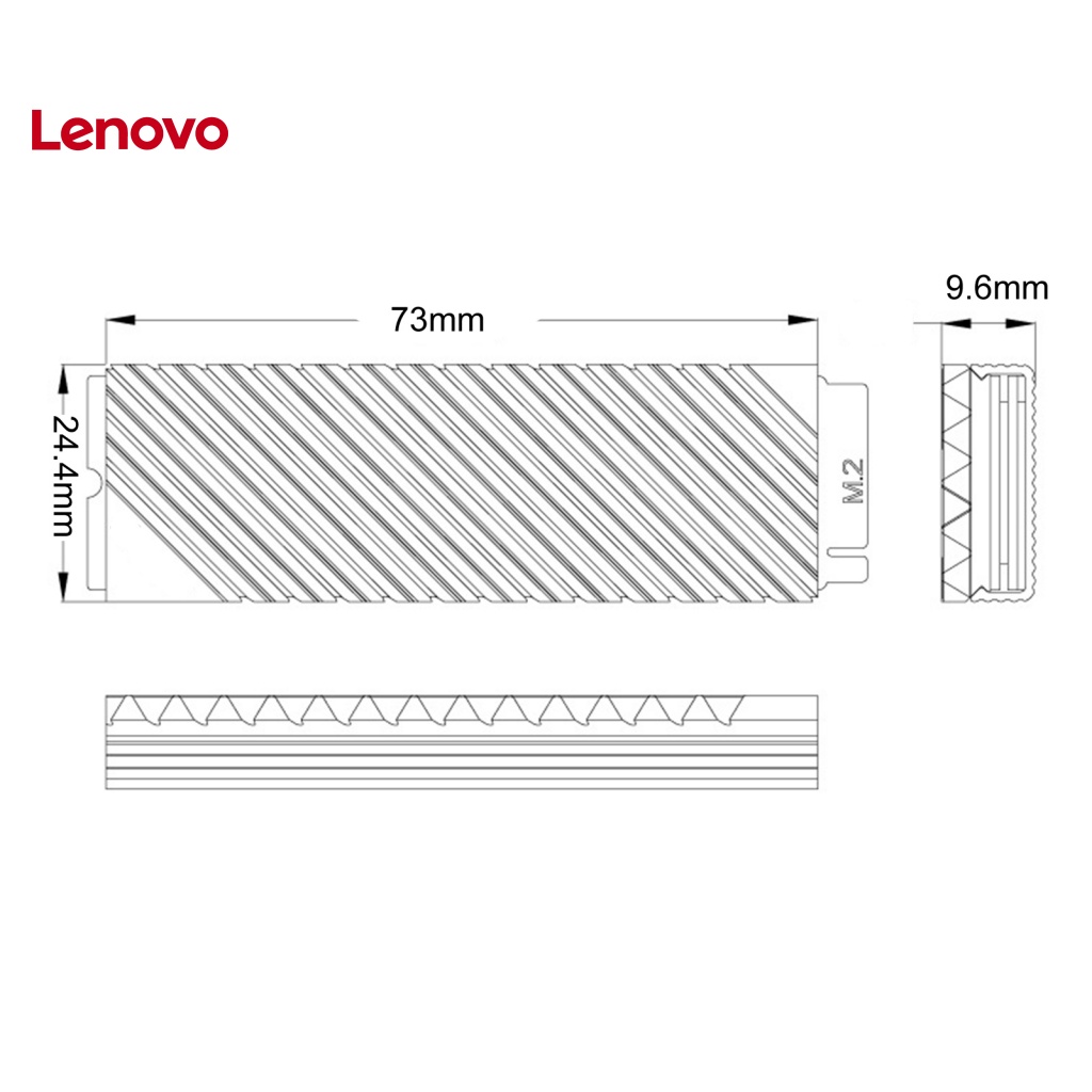 Quạt Tản Nhiệt Bằng Hợp Kim Nhôm M.2-3 M.2 2280 Hình Hoa Hướng Dương