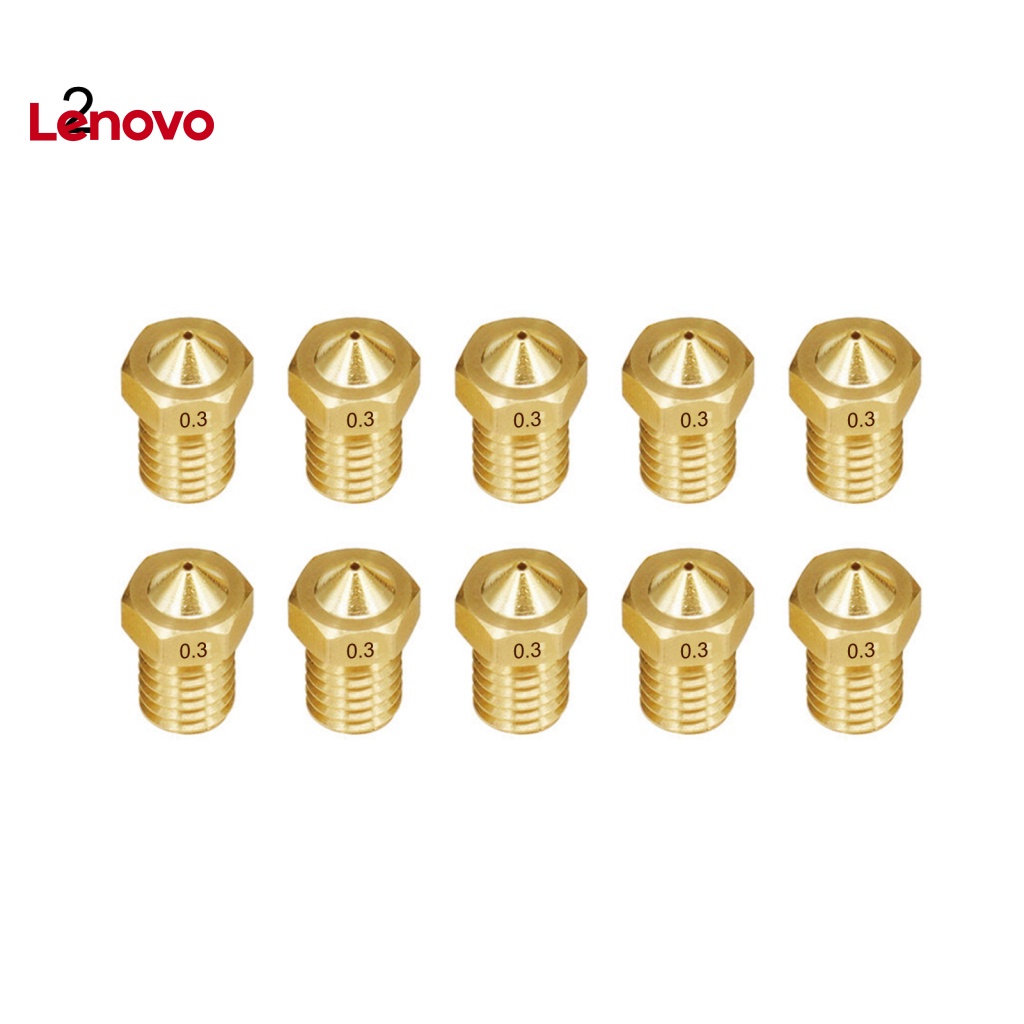 Set 10 Vòi Phun M6 1.75 / 3.0mm V5 V6 Chuyên Dụng Cho Máy In 3D