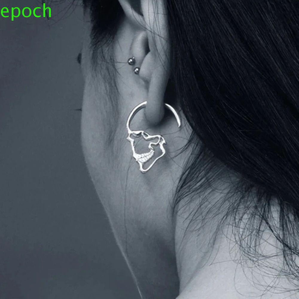 EPOCH Bông Tai Hình Đầu Lâu Cá Tính Cho Nữ