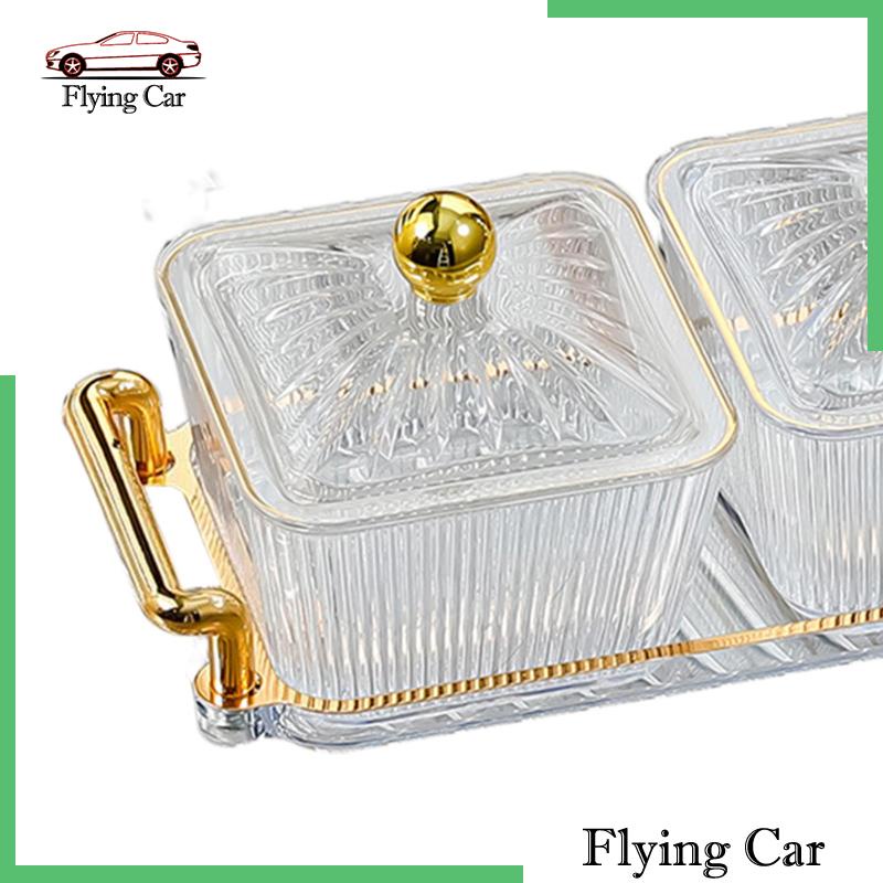 Đĩa Đựng Trái Cây / Gia Vị Với Tay Cầm Đôi Tiện