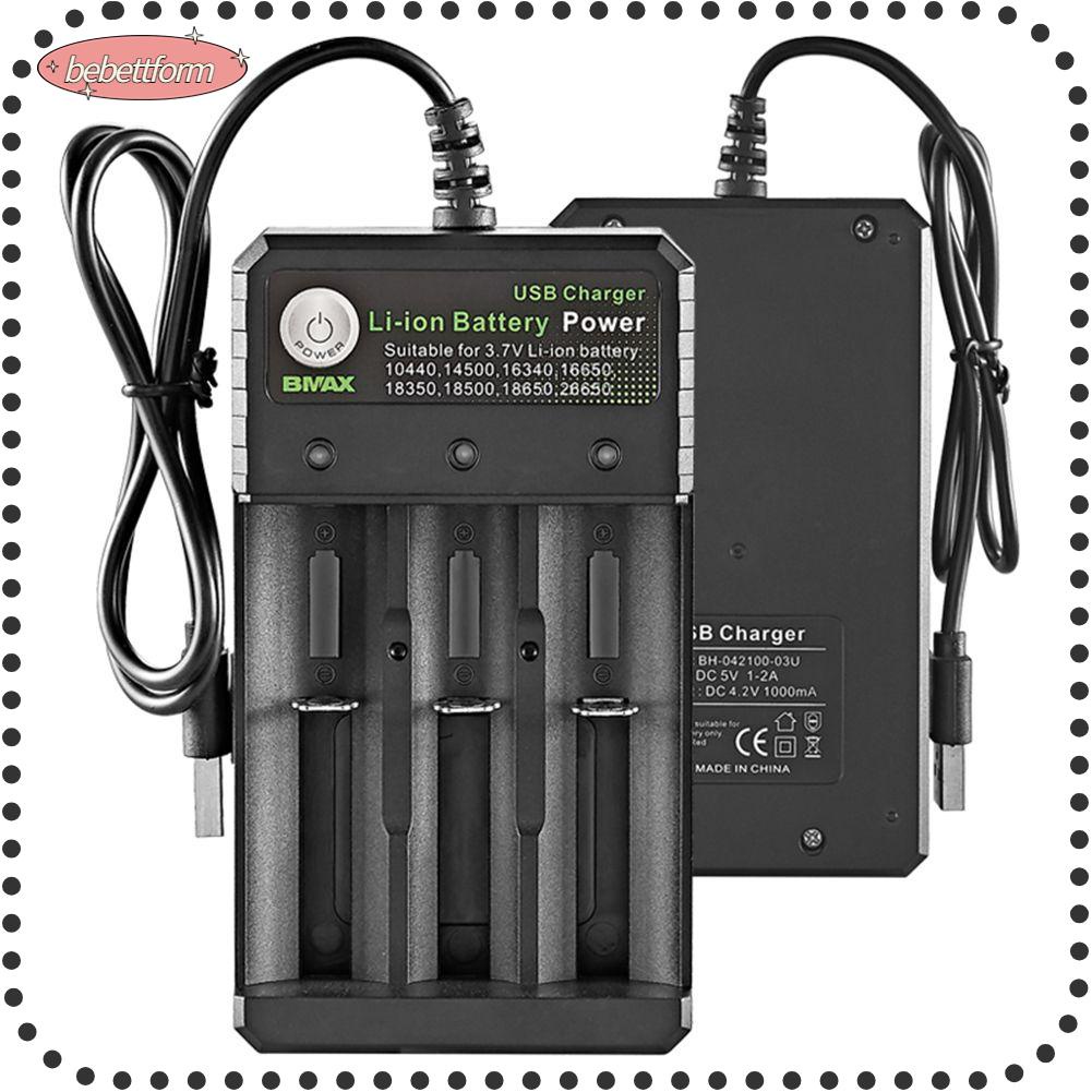 BEBETTERM Đế Sạc Pin Li-Ion 3.7V Có Đèn LED Báo Hiệu Thông Minh Tiện Dụng