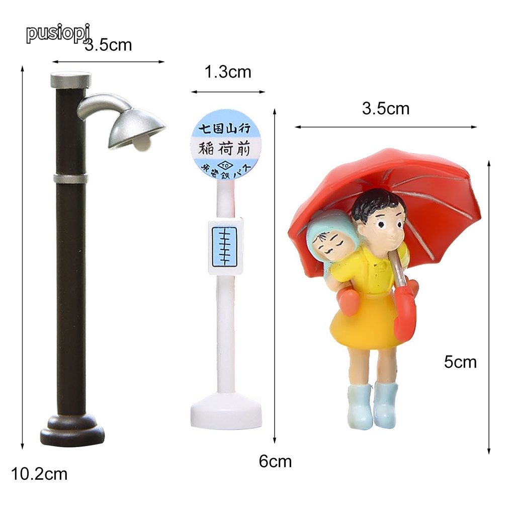 Bộ 8 Mô Hình Nhân Vật Hoạt Hình Ghibli My Neighbor Totoro