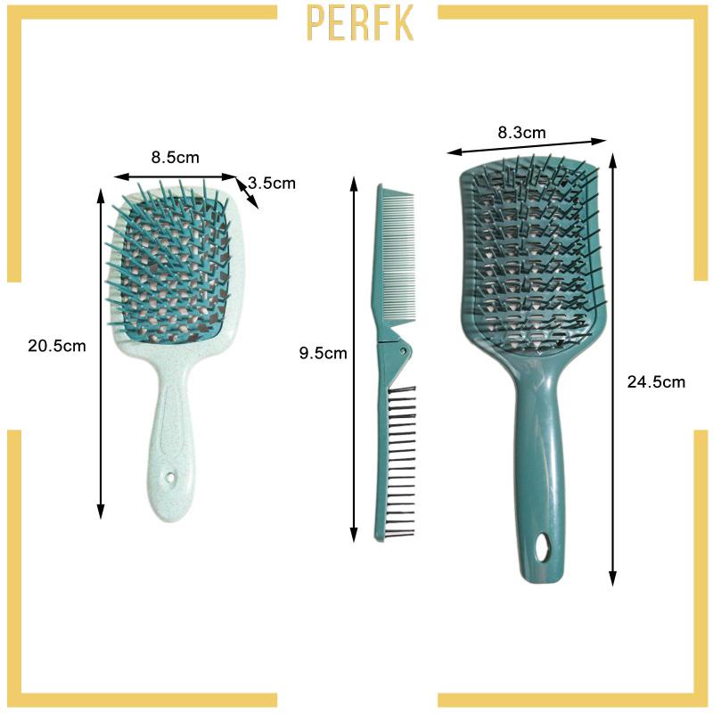 Bộ 3 Lược Chải Tóc Mềm Mại Dành Cho Người Lớn Và Trẻ Em