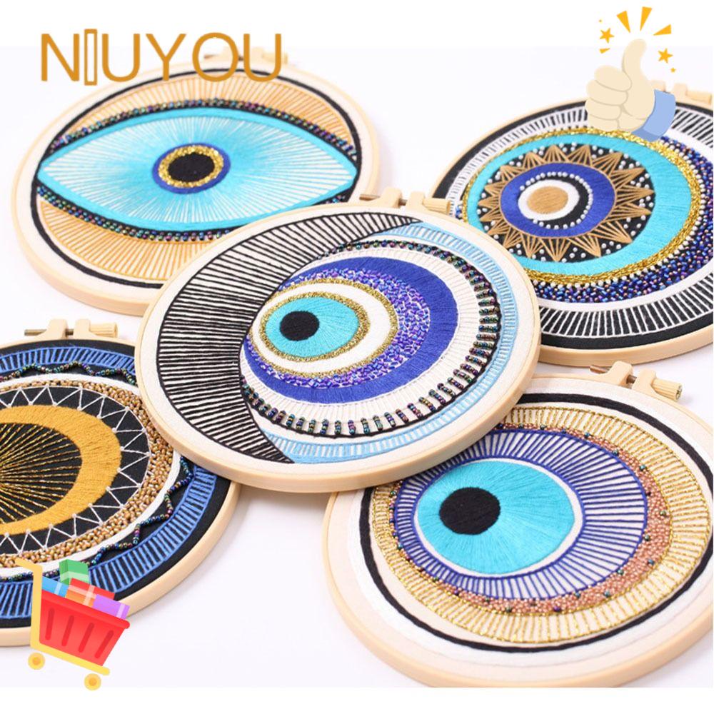 NIUYOU Bộ Dụng Cụ Thêu Tranh Chữ Thập Thủ Công DIY Trang Trí Nhà Cửa