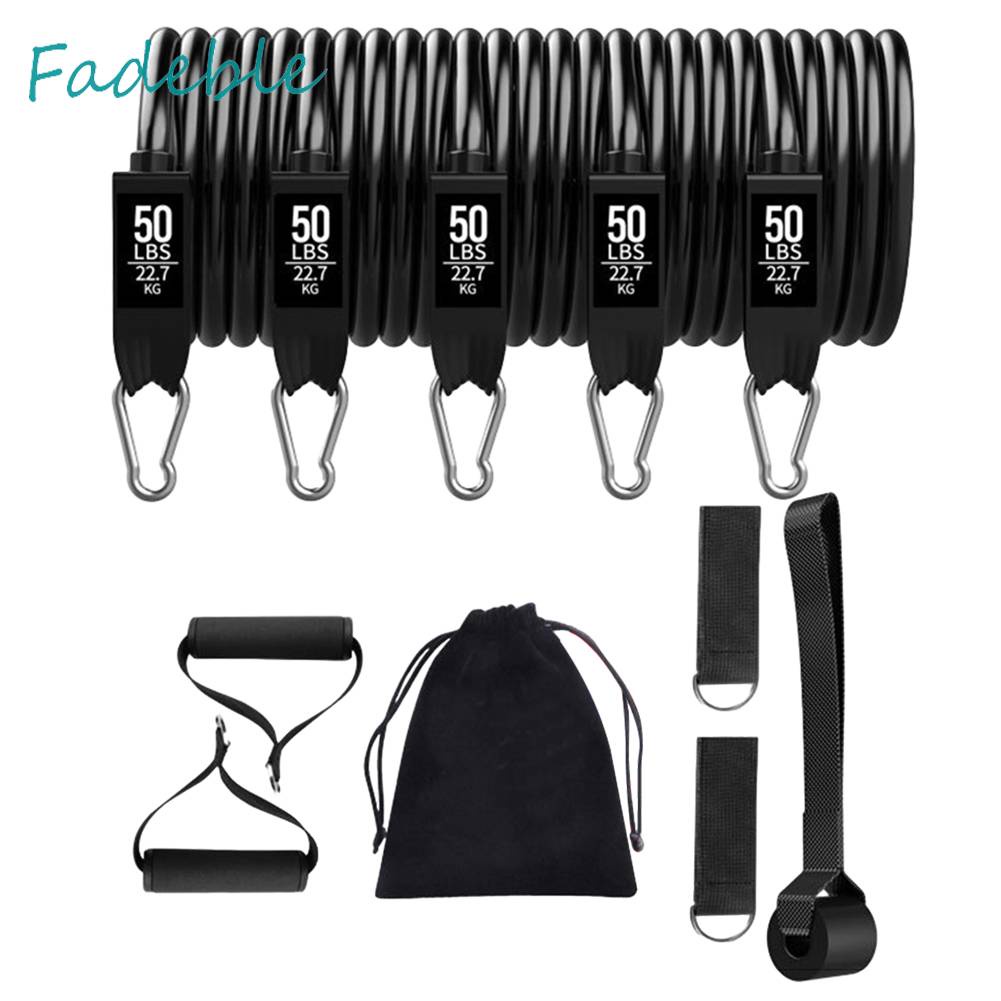 Set 11 Dây Kéo Đàn Hồi Hỗ Trợ Tập Yoga / Thể Hình