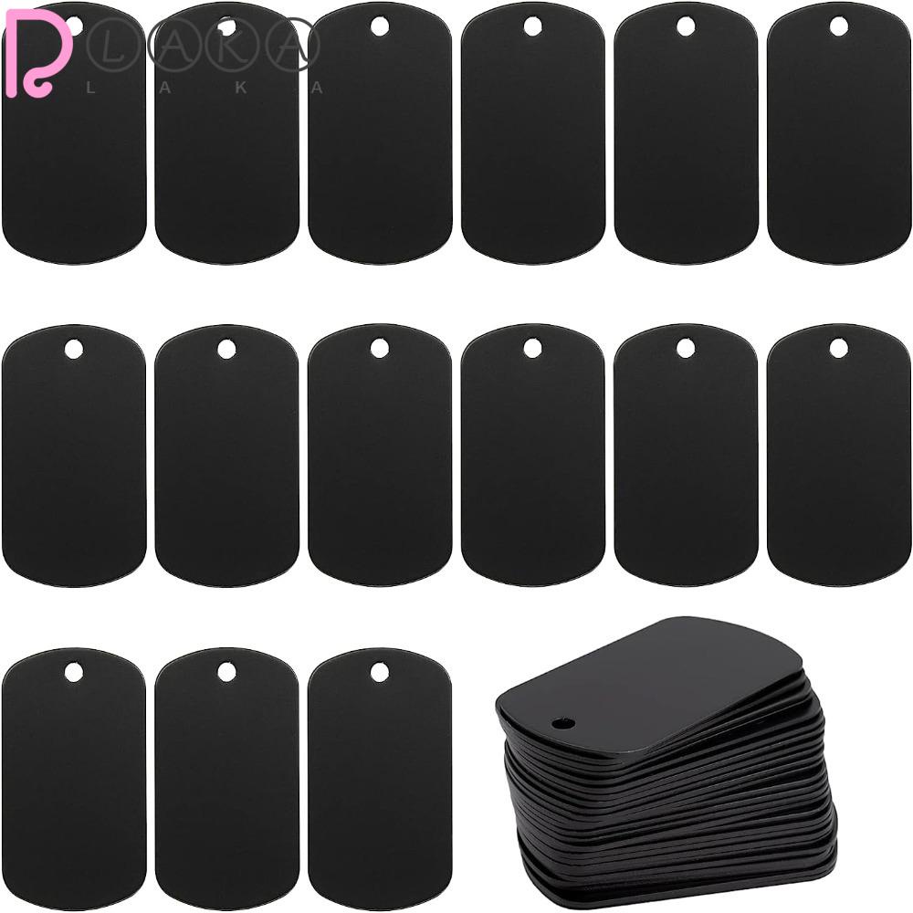 LAKAMIER Thẻ Trống Khắc Hình Chú Chó Bằng Hợp Kim Nhôm Dùng Trang Trí