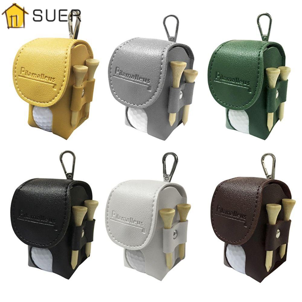 SUENIN Túi Da PU Đựng Bóng Golf Tiện Dụng