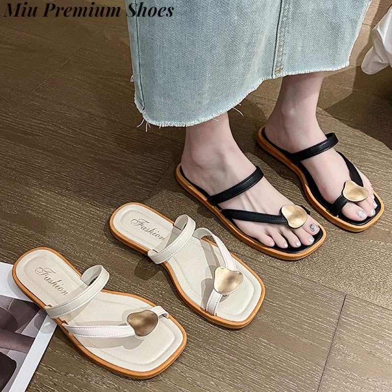 Xăng đan Xỏ Ngón Đế Bằng Thời Trang Đi Biển Cho Nữ