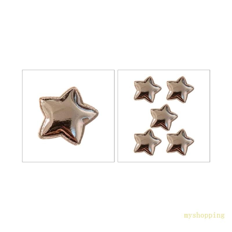 Kẹp Tóc Ngôi Sao Năm Cánh Bằng Bạc Sáng