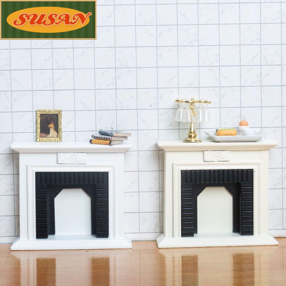 SUSANS Mô Hình Lò Sưởi Trang Trí Tiểu Cảnh Tỉ Lệ 1: 12