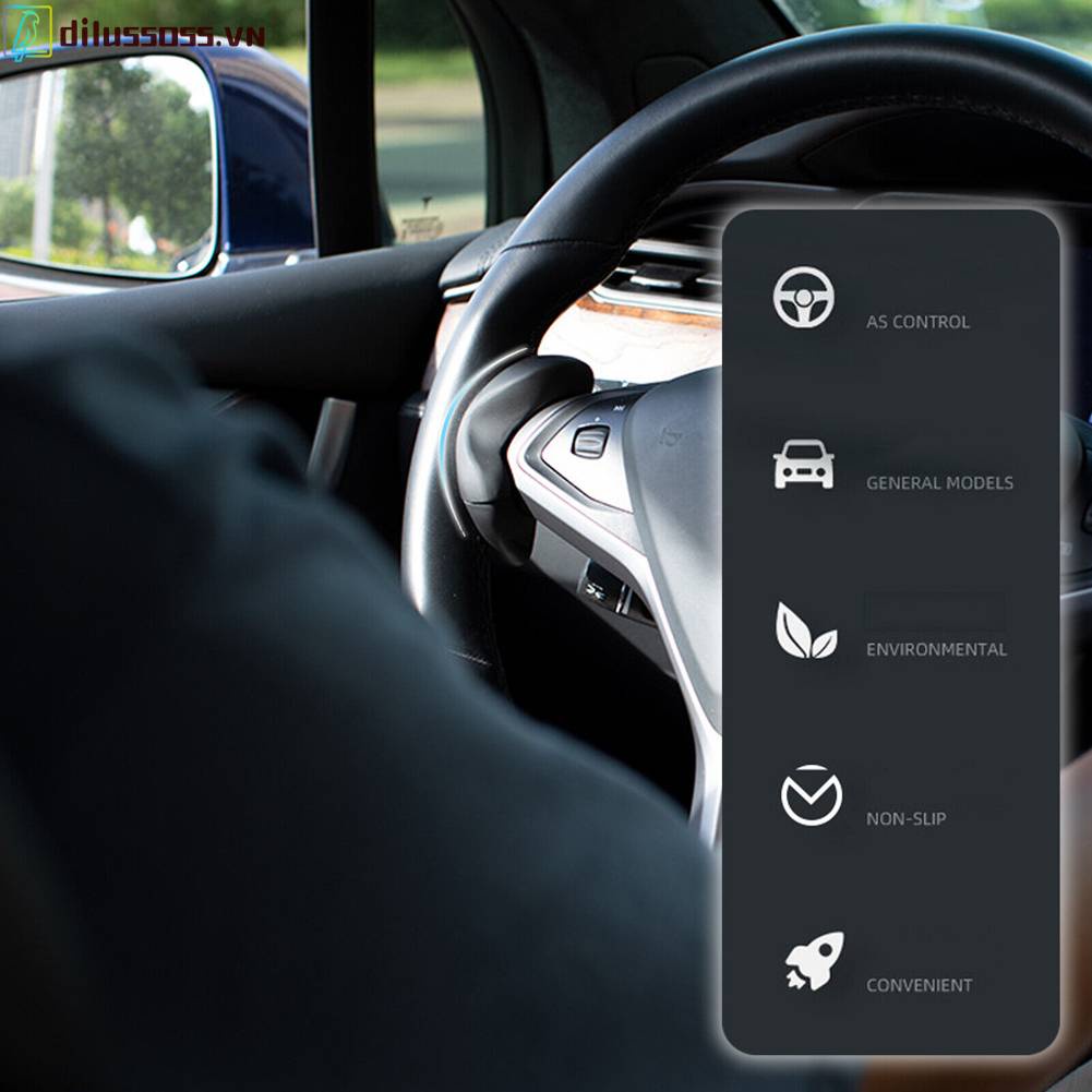 Vòng Đệm Hít Nam Châm Hỗ Trợ Vô Lăng Xe Hơi Tesla Model 3 Y X S