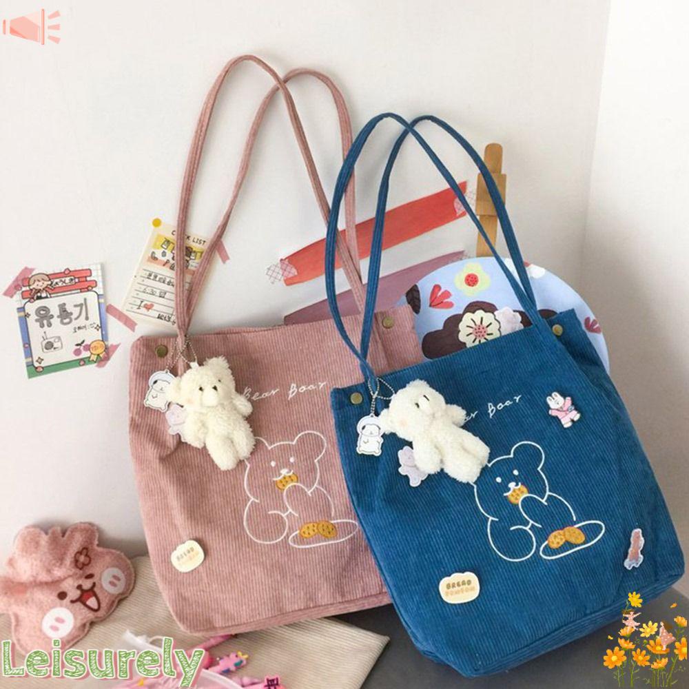 LEILY Túi Xách Đeo Vai Vải Nhung Mềm Thân Thiện Với Môi Trường Cao Cấp