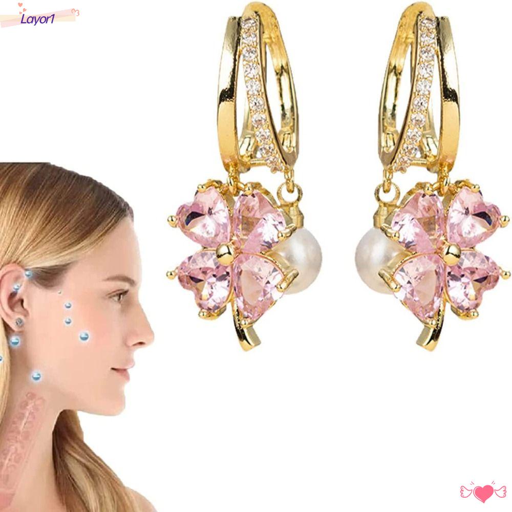 LAYOR1 Bông Tai Nam Châm Giúp Giảm Căng Thẳng Dành Cho Nữ